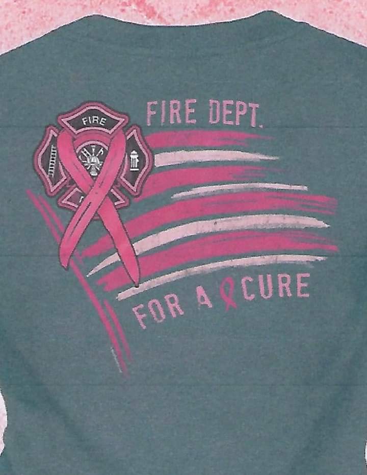 Fire Department Breast Cancer Shirts, Firefighter Shirt Designs